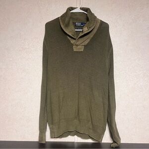 Vintage Polo Ralph Lauren Military Green Sweater 2X